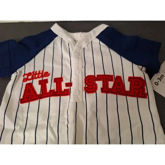 Child of Mine by Carter's Baby Boys' All Star One Piece 0-3 Month - Picture 3 of 5